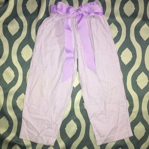 RAGS LAND Purple & White Pants Size 4 Girls
